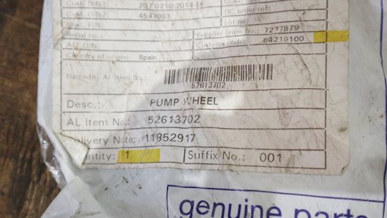 Alfa Laval Pump Wheel 52613702 #4