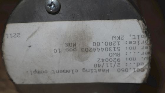 RWO Heating Element for SKIT S 2,5 #3