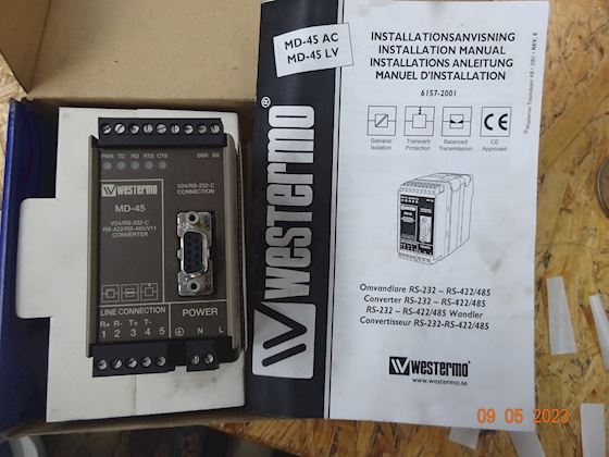 WESTERMO CONVERTER MD-45 V24/RS-232-C-RS-422/RS485/V11 #1