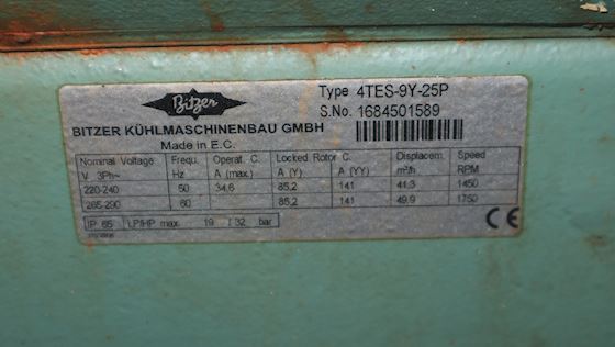 Bitzer Kühlmaschinenbau gmbh Semi-Hermitic Compressor 4TES-9Y-25P og 4EES-4Y-40S #7