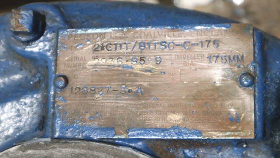Pegson High Temperature Pump 2½C11T/81TSC-C-175 #5