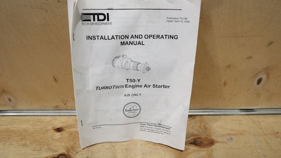 Tdi Technology > TDI Tech Development Turbo Twin Engine Air Starter T50Y ...