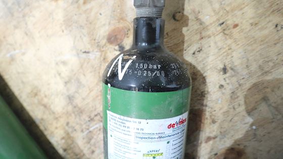 Trykflasker Nitrogen Stål Flaske 3L 150ATM #3