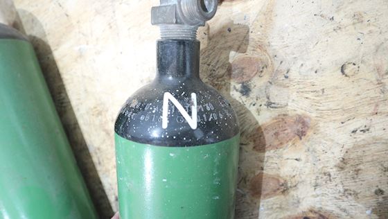 Trykflasker Nitrogen Stål Flaske 3L 150ATM #4