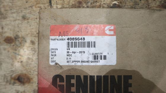 Cummins Upper Engine Gasket Set 4089648 #2