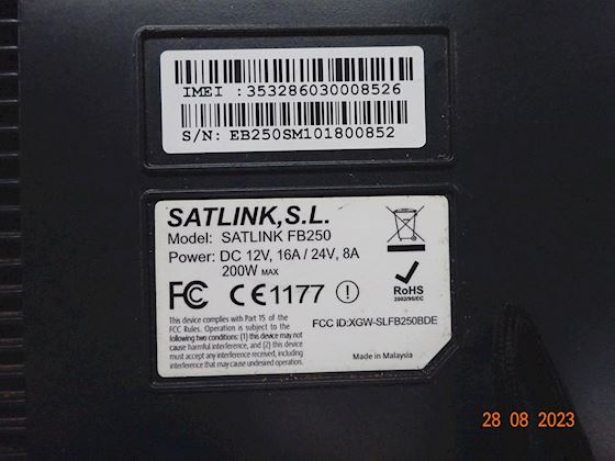 SATLINK S.L. SATELLIT TELEFON FB 250 + HANDSET FB 250PH #3