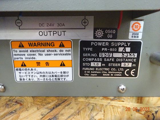 Furuno STRØMFORSYNING / BATTERILADER PR-850 #2
