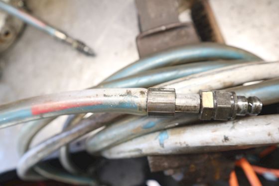 Hydraulic hoses with  90¨angle #1