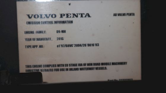 Volvo Penta D9A2J MH #15