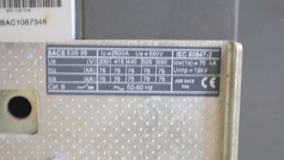 ABB SACE E3S25 2500A #6