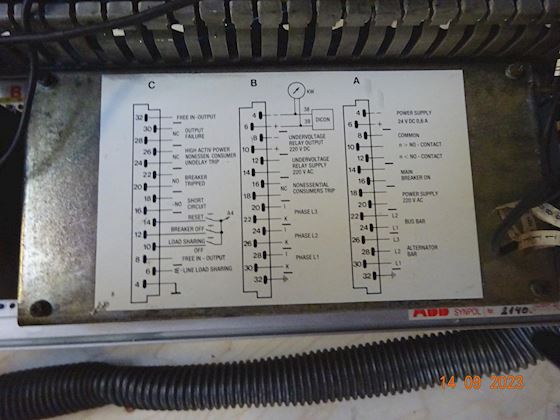 ABB GENERATOR KONTROL  SYNPOL CMA 40-A #2