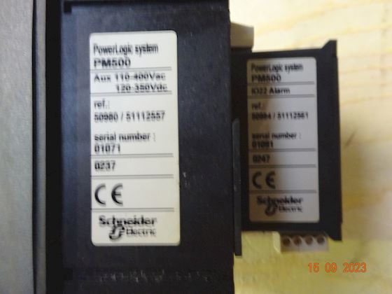 Schneider Electric Power Meter PowerLogic PM500 + IO22 ALARM #2