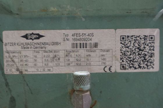 Bitzer Kühlmaschinenbau gmbh  Unit 4FES-5Y-40S #13