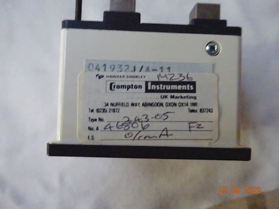 Crompton Instruments Ltd. AC Ground Fault (jordfejl måler) 243-05 #2