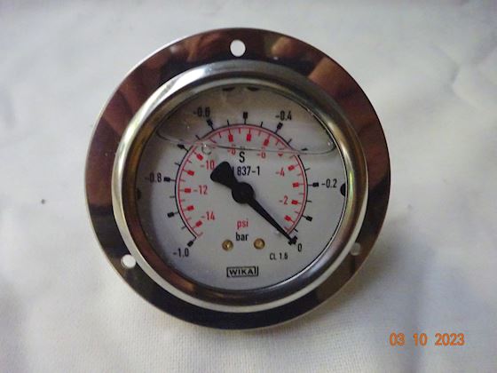 Wika Pressure Control MSE-163 GLY CR -1 - 0 Bar #1
