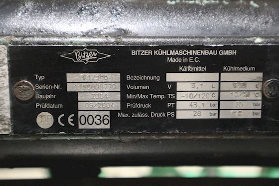 Bitzer Kühlmaschinenbau gmbh Refrigerator  Unit #20
