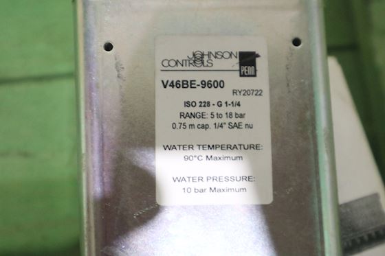 Johnson Controls Penn V46BE-9600 Water Valve Refrigerants Control #3