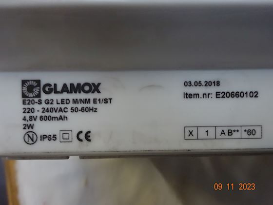 Glamox Emergency light  E20-S  G2 LED M/NM E1/ST #2
