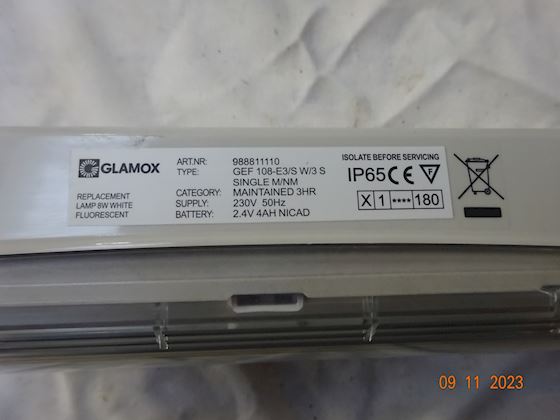 Glamox  Emergency light GEF 108-E3/S W/3 S #2