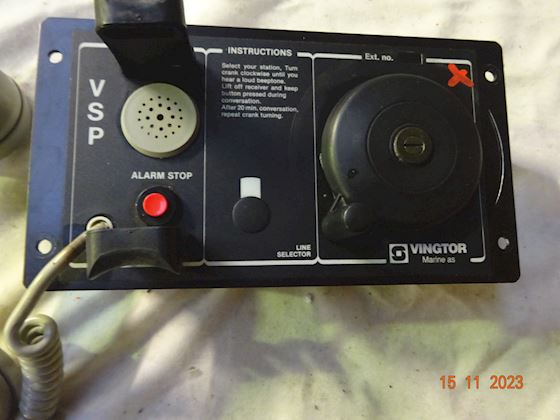 Vingtor Samtaleanlæg/nødtelefon med generator VSP #1