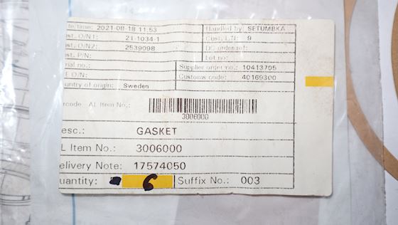 Alfa Laval Spare Parts for Separator Bowl #7