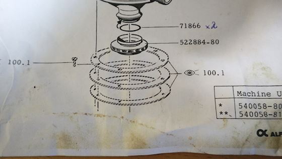 Alfa Laval Spare Part for in and outlet #4