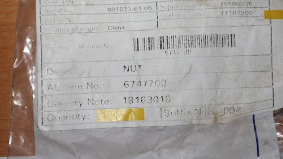 Alfa Laval Rund møtrik 6747700 #2