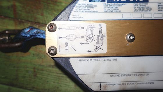 DBI Sala Fall Arrest Device WB 610 #5