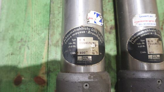 Tungtskumrør med håndtag og afspærringshane S4 #4