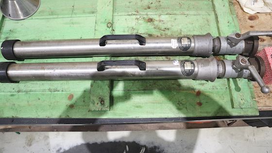 Tungtskumrør med håndtag og afspærringshane S4 #1