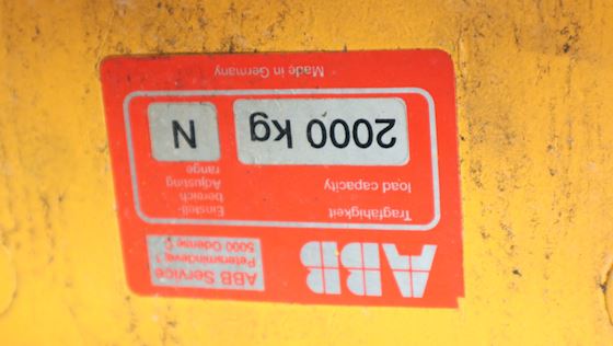 ABB Maskinrums kran elektrisk #2