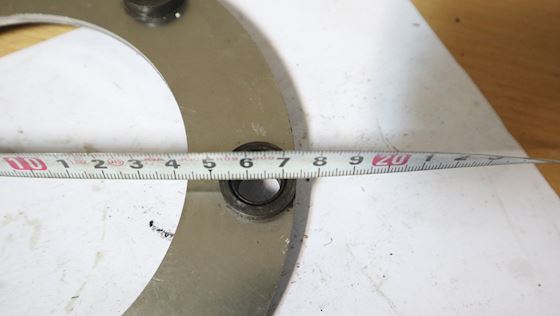 Shims Flange joint between fan #6