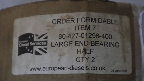 Ruston Large End Bearing Half 80-427-01296-400 #2