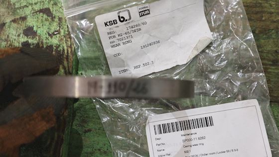 KSB Bombas Itur N2-65/125B  Casing Wear Ring 502.1 #2