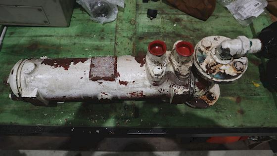 Rørkøler L=640 mm ø 115 mm #1