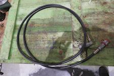 Hydraulik slange 2 m lige + vinkel - 1