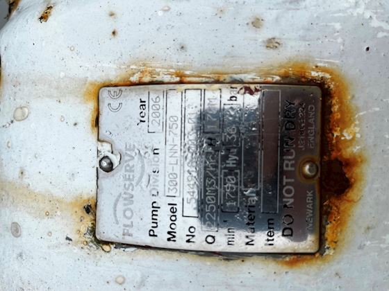 Flowserve 300-LNN-750 Worthington Centrifugal Pump #3