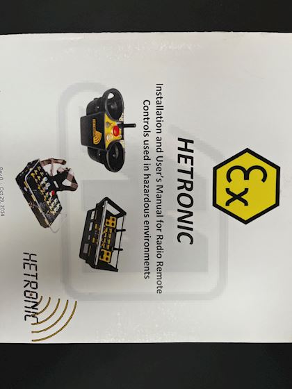 HETRONIC Kran Radio Remote Controls  Nova - XL  00233A. #6