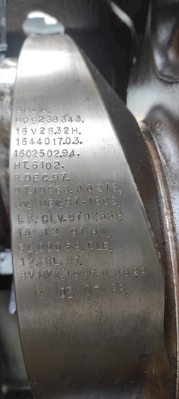 MAN B&W Alpha Crankshaft 16V28/32A-H Alpha or Holeby Diesel #2
