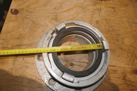 Flange med klokobling #3