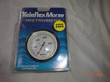 Teleflex Marine Morse Tryklog 0-35 MPH 0-55km.t. 61751FE u/ bundudstyr - 1