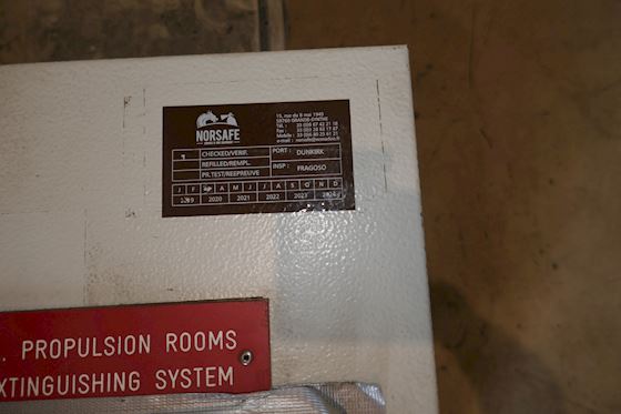 Autronica Novec 1230 Gas Fire Extinguishing System  Cabinet #5