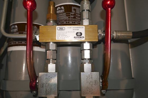 Autronica Novec 1230 Gas Fire Extinguishing System  Cabinet #6