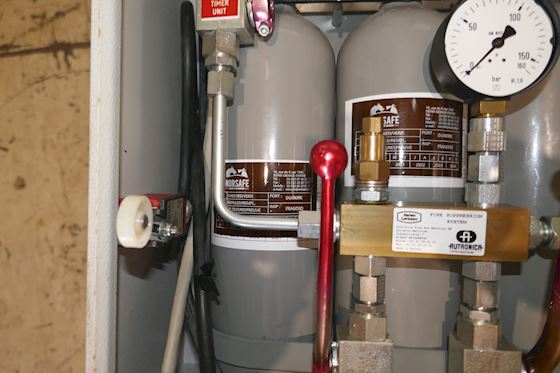 Autronica Novec 1230 Gas Fire Extinguishing System  Cabinet #8