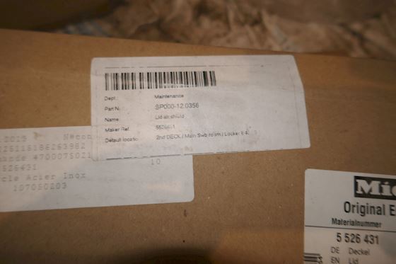 Miele Lid Air Sheild Stainless Steel #2