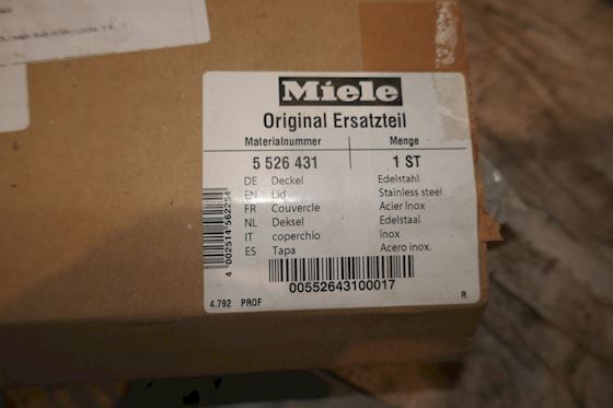 Miele Lid Air Sheild Stainless Steel #3