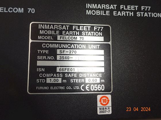 Furuno INMARSAT FLEET F77 FELCOM 70  SF-270 #2