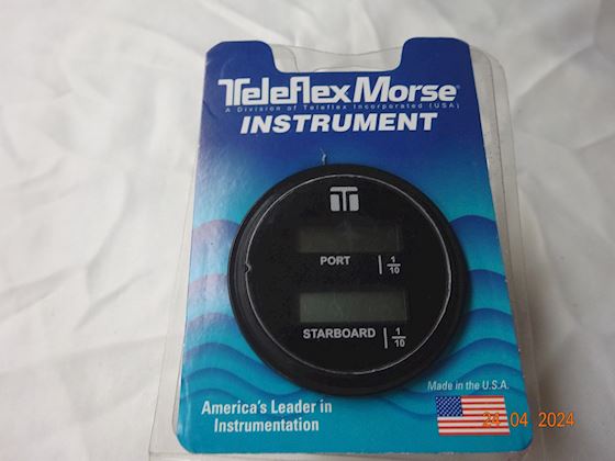 Teleflex Marine Morse Timetæller  Dual eng. hourmeter T39AA32 #1