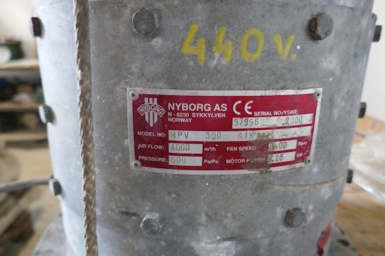 Nyborg AS MPV 300 A1K Axial Flow Fan #2