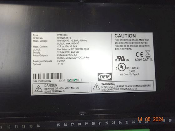 DEIF Protection and power management PPM-3DG #2